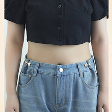 Load image into Gallery viewer, five-pointed Star Shaped Waist Buckle Adjustable Snap Button Retractable Jean Pant Pin No Sewing Waist Tightener Decorative Buttons
