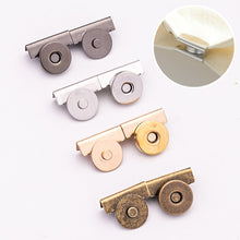 Load image into Gallery viewer, 4 Pairs Magnetic Snap Button No Sewing Bag Hidden Buckle DIY Accessories Free Button Snap
