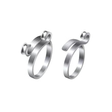 Load image into Gallery viewer, 2Pcs Adjustable Knitting Crochet Loop Ring Thread Wrapped Ring Knitted Yarn Ring Sewing Tools Accessories
