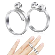 Load image into Gallery viewer, 2Pcs Adjustable Knitting Crochet Loop Ring Thread Wrapped Ring Knitted Yarn Ring Sewing Tools Accessories
