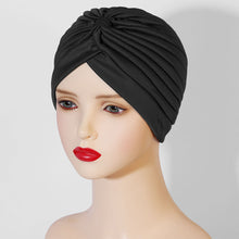 Load image into Gallery viewer, Stretchy Knot Twist Women Headscarf Bonnet multipurpose Shower Cap Yoga Cap For Hair Care
