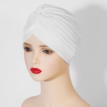Load image into Gallery viewer, Stretchy Knot Twist Women Headscarf Bonnet multipurpose Shower Cap Yoga Cap For Hair Care
