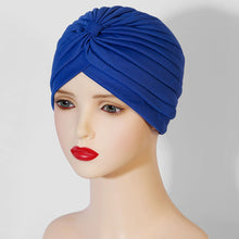 Load image into Gallery viewer, Stretchy Knot Twist Women Headscarf Bonnet multipurpose Shower Cap Yoga Cap For Hair Care
