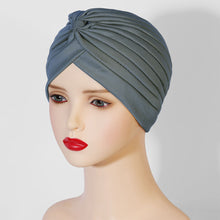 Load image into Gallery viewer, Stretchy Knot Twist Women Headscarf Bonnet multipurpose Shower Cap Yoga Cap For Hair Care

