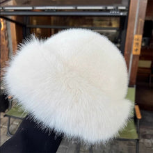 Load image into Gallery viewer, Fluffy Fur Bucket Hat Warm Winter Hat Thicken Fisherman Hat Panama Cap Chrismas Gifts
