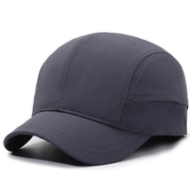 Load image into Gallery viewer, Retro Short-brimmed Solid Color Baseball Cap Outdoor Sports Hat Quick Dry Hat Adjustable Buckle
