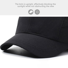 Load image into Gallery viewer, Retro Short-brimmed Solid Color Baseball Cap Outdoor Sports Hat Quick Dry Hat Adjustable Buckle
