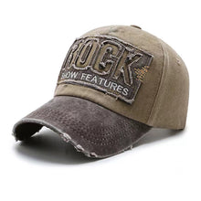 Load image into Gallery viewer, Korean Version Pure Cotton Embroidered Retro Color Blocking Baseball Cap Fashion Shabby Denim Hat Men Women
