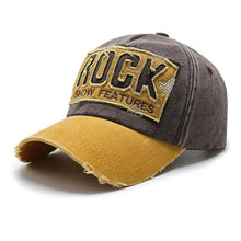 Load image into Gallery viewer, Korean Version Pure Cotton Embroidered Retro Color Blocking Baseball Cap Fashion Shabby Denim Hat Men Women
