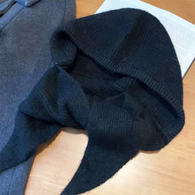Load image into Gallery viewer, Fashionable Balaclava Solid Color Knitted Hats Scarves Winter Warm Knitted Cap Neck Protection Accessories

