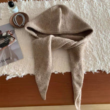 Load image into Gallery viewer, Fashionable Balaclava Solid Color Knitted Hats Scarves Winter Warm Knitted Cap Neck Protection Accessories

