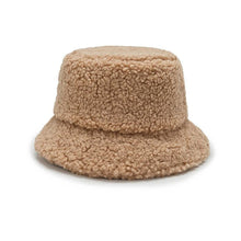 Load image into Gallery viewer, Winter Warm Fleece Bucket Hat Cold Wind Resistant Fashion Fisherman Cap For Men Women

