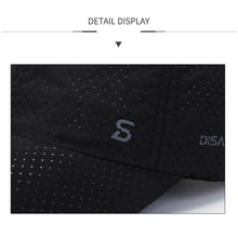 Load image into Gallery viewer, Solid Color Running Cap Outdoor Sport Thin Quick Drying Breathable Baseball Hat Duck Tongue Cap For Men
