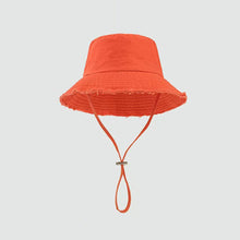 Load image into Gallery viewer, Solid Colored Fisherman Hat Foldable Casual Hat Outdoor Wide Brim Hat Travel Panama Hats Bucket Hat
