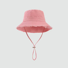 Load image into Gallery viewer, Solid Colored Fisherman Hat Foldable Casual Hat Outdoor Wide Brim Hat Travel Panama Hats Bucket Hat
