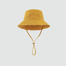 Load image into Gallery viewer, Solid Colored Fisherman Hat Foldable Casual Hat Outdoor Wide Brim Hat Travel Panama Hats Bucket Hat
