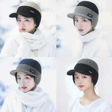 Load image into Gallery viewer, Men Outdoor Activities Warm Hat Baseball Cap Ear Protecting Warm Knitted Cap Multicolored Woolen Cap
