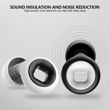 Load image into Gallery viewer, 2Pcs Motorcycle Sound Insulation Earplugs with Earcap Free Anti-noise Mute Earplugs Motorcycle Noise Reduction Earplugs Sleep Earplugs
