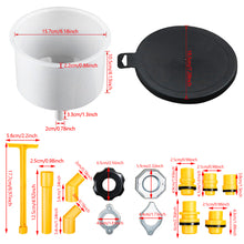 Load image into Gallery viewer, 15Pcs/Set Car Leakproof Coolant Funnel Fit Spill Proof Coolant Filling Kit Universal for Vehicles Plastic Filling Funnel Spout Pour Oil Tool
