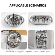 Load image into Gallery viewer, Magnetic Metal Car Repair Tray Screw Ganizer Tool Holder Storage Box Toolbox Container Durable Quality Parts Keeper Workbench Accessory
