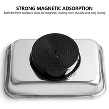 Load image into Gallery viewer, Magnetic Metal Car Repair Tray Screw Ganizer Tool Holder Storage Box Toolbox Container Durable Quality Parts Keeper Workbench Accessory
