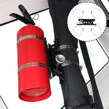 Load image into Gallery viewer, Car Extinguisher Mount Bracket Adjustable Holder with Clamps Fit Aluminium for Jeep Wrangler Sport/ JK/ Sahara Car Accessories
