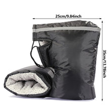 Load image into Gallery viewer, 2Pcs Winter Warm Motorcycles Handlebar Gloves Snowmobile Handle Grip Gloves Rider Gloves Waterproof Windproof accessories
