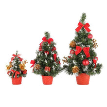 Load image into Gallery viewer, Mini 20/30/40cm Artificial Christmas Tree Table Ornament With Balls New Year Gift Christmas Decoration For Home
