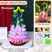 Load image into Gallery viewer, 18/20cm DIY Twist Stick Christmas Tree Mini DIY Tree Kit Twisted Xmas Tree Ornaments Table Top Figurine for Home Party Wedding Decor

