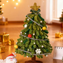 Load image into Gallery viewer, DIY Twist Stick Christmas Tree Mini DIY Tree Kit Twisted Xmas Tree Ornaments Table Top Figurine for Home Party Wedding Decor
