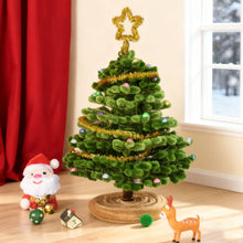 Load image into Gallery viewer, DIY Twist Stick Christmas Tree Mini DIY Tree Kit Twisted Xmas Tree Ornaments Table Top Figurine for Home Party Wedding Decor
