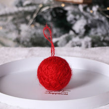 Load image into Gallery viewer, Christmas Tree Decorations Small Wool Felt Ball Handmade Felt Ball Garlands Hanging Pendant Decor
