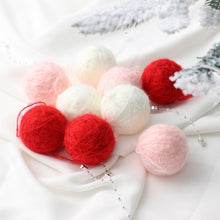 Load image into Gallery viewer, Christmas Tree Decorations Small Wool Felt Ball Handmade Felt Ball Garlands Hanging Pendant Decor
