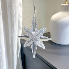 Load image into Gallery viewer, Crystal Christmas Tree Pendant Xmas Transparent Ice Hanging Snowflake Natal Ornament New Year Home Windown Decoration
