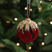 Load image into Gallery viewer, 1PCS 8cm Christmas Ball Ornaments Xmas Tree Hanging Pendants Home Party Decor New Year Noel Navidad
