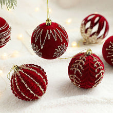 Load image into Gallery viewer, 1PCS 8cm Christmas Ball Ornaments Xmas Tree Hanging Pendants Home Party Decor New Year Noel Navidad

