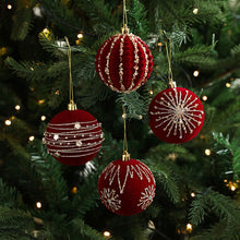 Load image into Gallery viewer, 1PCS 8cm Christmas Ball Ornaments Xmas Tree Hanging Pendants Home Party Decor New Year Noel Navidad
