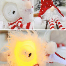 Load image into Gallery viewer, 1Pc Glowing Gnome Christmas Decorations Faceless Dolls Christmas Decoration for Home Christmas Ornaments Navidad New Year
