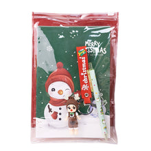 Load image into Gallery viewer, Christmas Gifts for Kids Stationery set Party Favor Pencil Notebook Keychain Xmas School Goodie Bag Carnival Supplies
