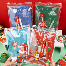 Load image into Gallery viewer, Christmas Gifts for Kids Stationery set Party Favor Pencil Notebook Keychain Xmas School Goodie Bag Carnival Supplies
