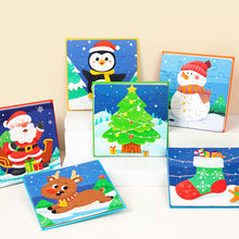 Load image into Gallery viewer, Christmas Magnetic Puzzle for Kids Game Early Learning Education Toys Santa Snowman Puzzle for Kids Xmas Stocking Stuffer Gift Bag Filler
