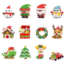 Load image into Gallery viewer, Merry Christmas Tree Santa Jingle Bells Building Blocks Bricks Creative Music Boxes Decoration Children Kids Christmas Santa Claus Gifts
