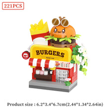 Load image into Gallery viewer, Microparticle City Street View Building Blocks Shop Decoration Gifts for Boys and Girls Assembling Building Blocks Toys
