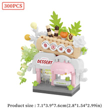 Load image into Gallery viewer, Microparticle City Street View Building Blocks Shop Decoration Gifts for Boys and Girls Assembling Building Blocks Toys

