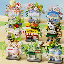 Load image into Gallery viewer, Microparticle City Street View Building Blocks Shop Decoration Gifts for Boys and Girls Assembling Building Blocks Toys
