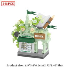 Load image into Gallery viewer, Microparticle City Street View Building Blocks Shop Decoration Gifts for Boys and Girls Assembling Building Blocks Toys
