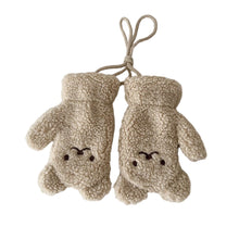 Load image into Gallery viewer, 2Years + Korean Style Children's Scarf Winter New Ins Cartoon Bear Boys and Girls Baby Scarfs Gloves
