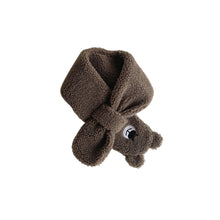 Load image into Gallery viewer, 2Years + Korean Style Children's Scarf Winter New Ins Cartoon Bear Boys and Girls Baby Scarfs Gloves
