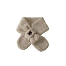 Load image into Gallery viewer, 2Years + Korean Style Children's Scarf Winter New Ins Cartoon Bear Boys and Girls Baby Scarfs Gloves
