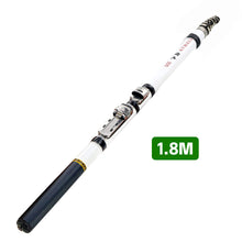 Load image into Gallery viewer, 1.8-3M Telescopic Fiberglass Rock Fishing Rod Portable Ultralight Spinning Rod for Bass and Carp
